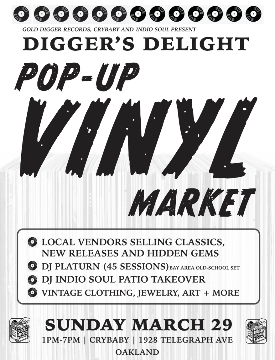 Gold Digger Vinyl Market Pop-up at Crybaby with Indio Soul