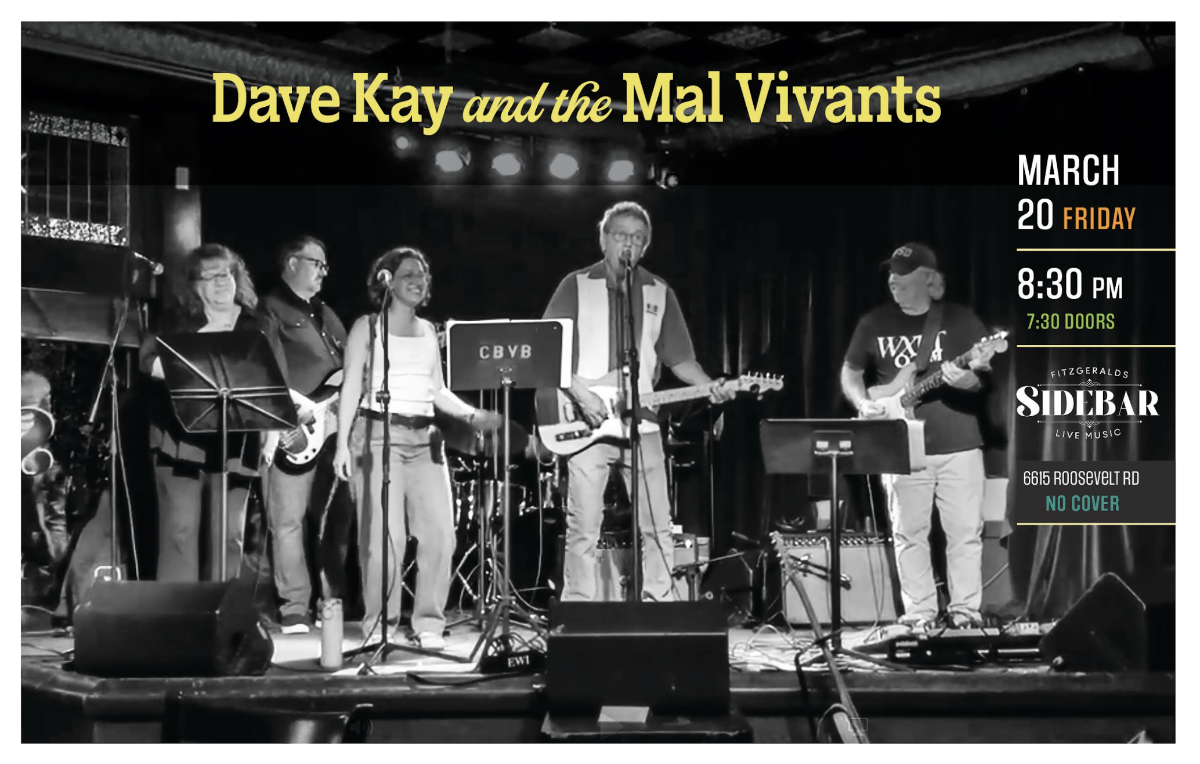 Friday Night in the SIDEBAR w/ DAVE KAY AND THE MAL VIVANTS!