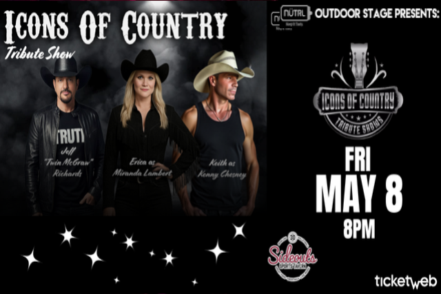 Icons of Country - Tim McGraw, Kenny Chesney, Miranda Lambert