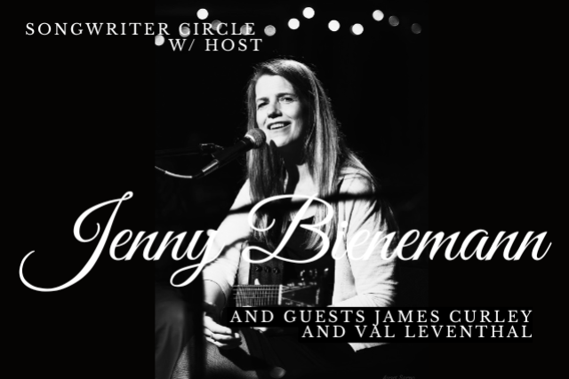 Songwriter Circle w/ host Jenny Bienemann and guests James Curley and Val Leventhal at FITZGERALDS SIDEBAR
