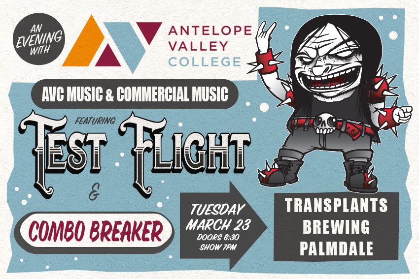 AN EVENING WITH ANTELOPE VALLEY COLLEGE MUSIC FEATURING TEST FLIGHT & COMBO BREAKER