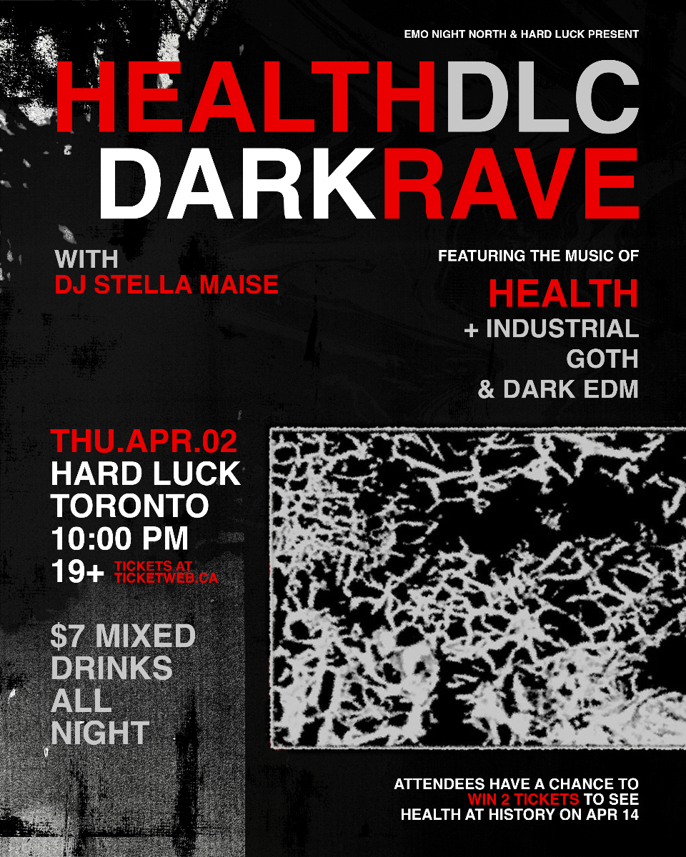 HEALTH DLC DARK RAVE at Hard Luck Bar