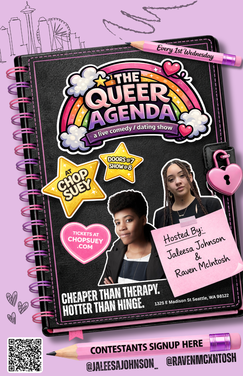 Event Image - The Queer Agenda: A Live Dating & Comedy Show 🌈🎤