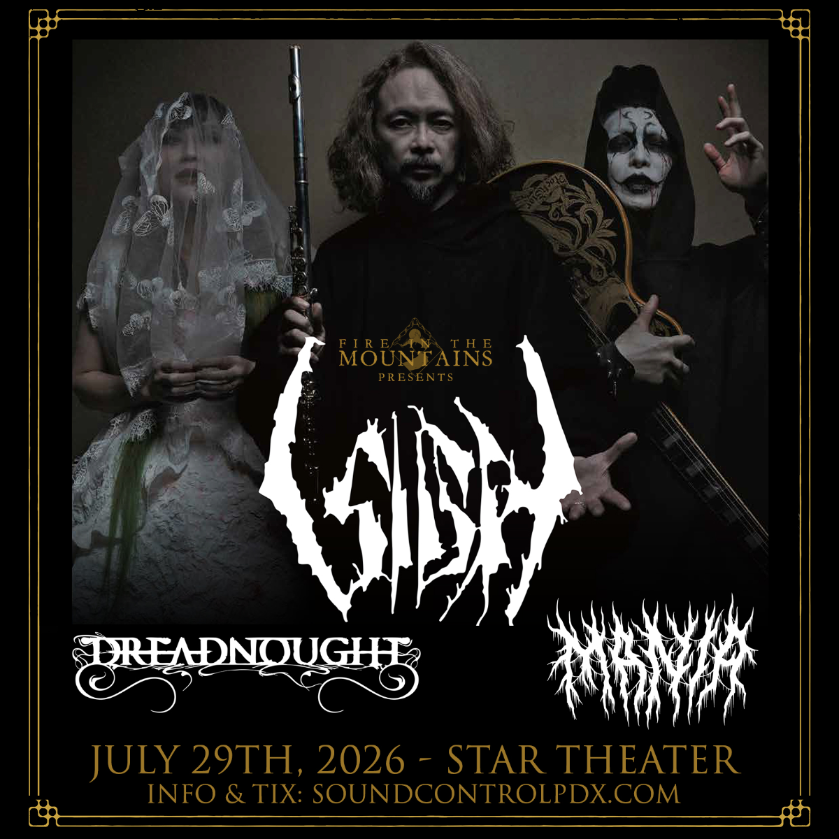SIGH (JAPAN) with Dreadnought (Denver) and Mania