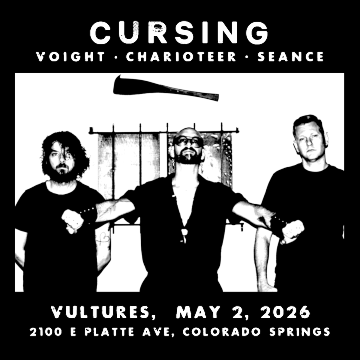 Cursing, Voight, Charioteer, Seance