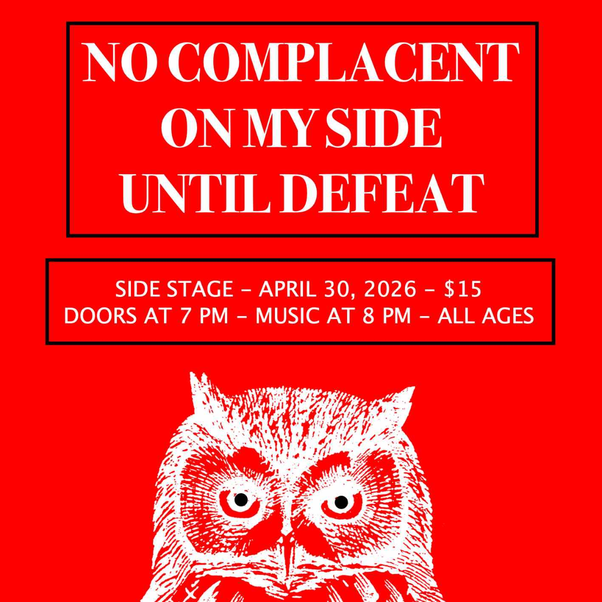 12/21 | On My Side | Until Defeat