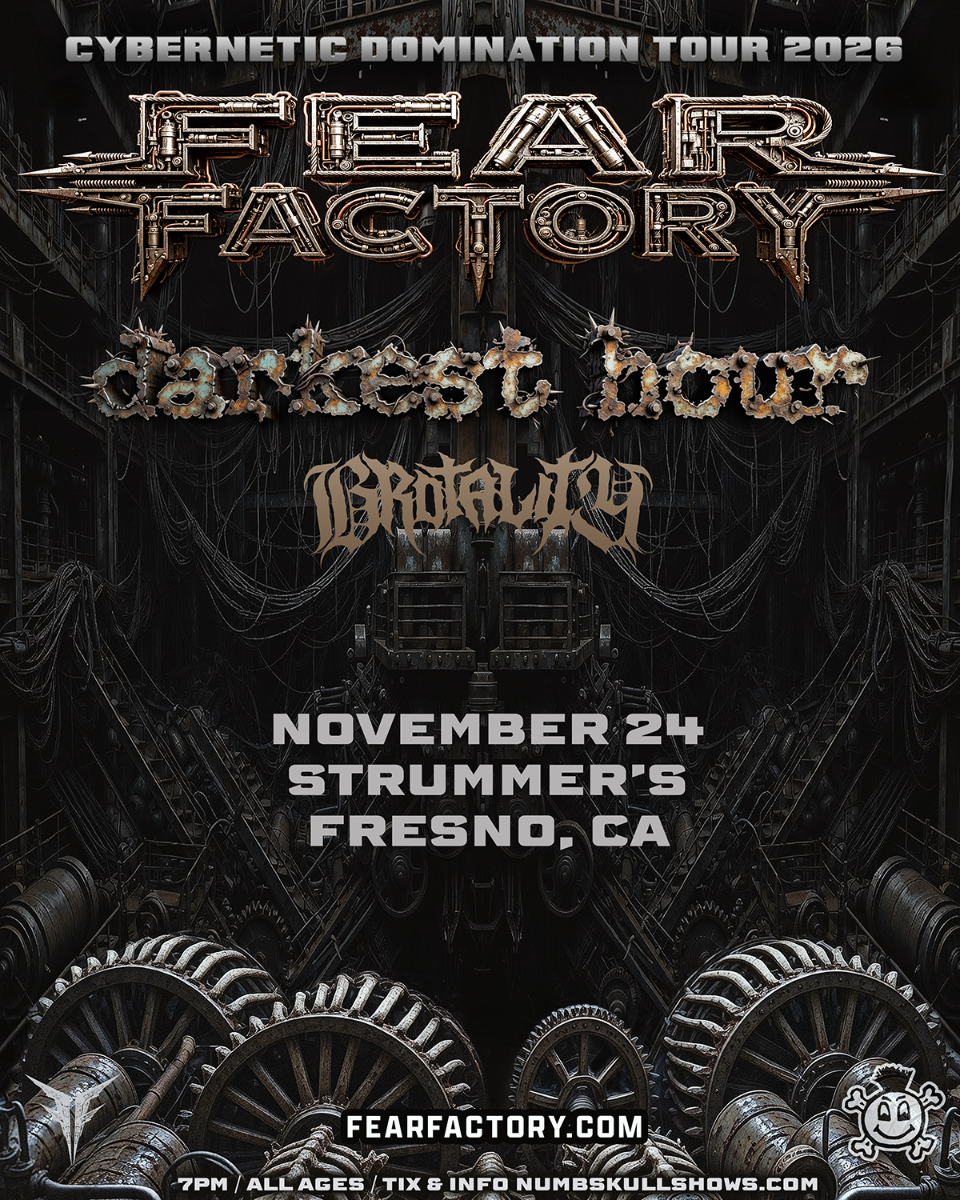 FEAR FACTORY Cybernetic Domination Tour 2026 with Darkest Hour, Brotality