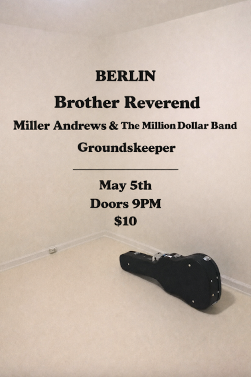 Brother Reverend | Miller Andrews & The Million Dollar Band | Groundskeeper