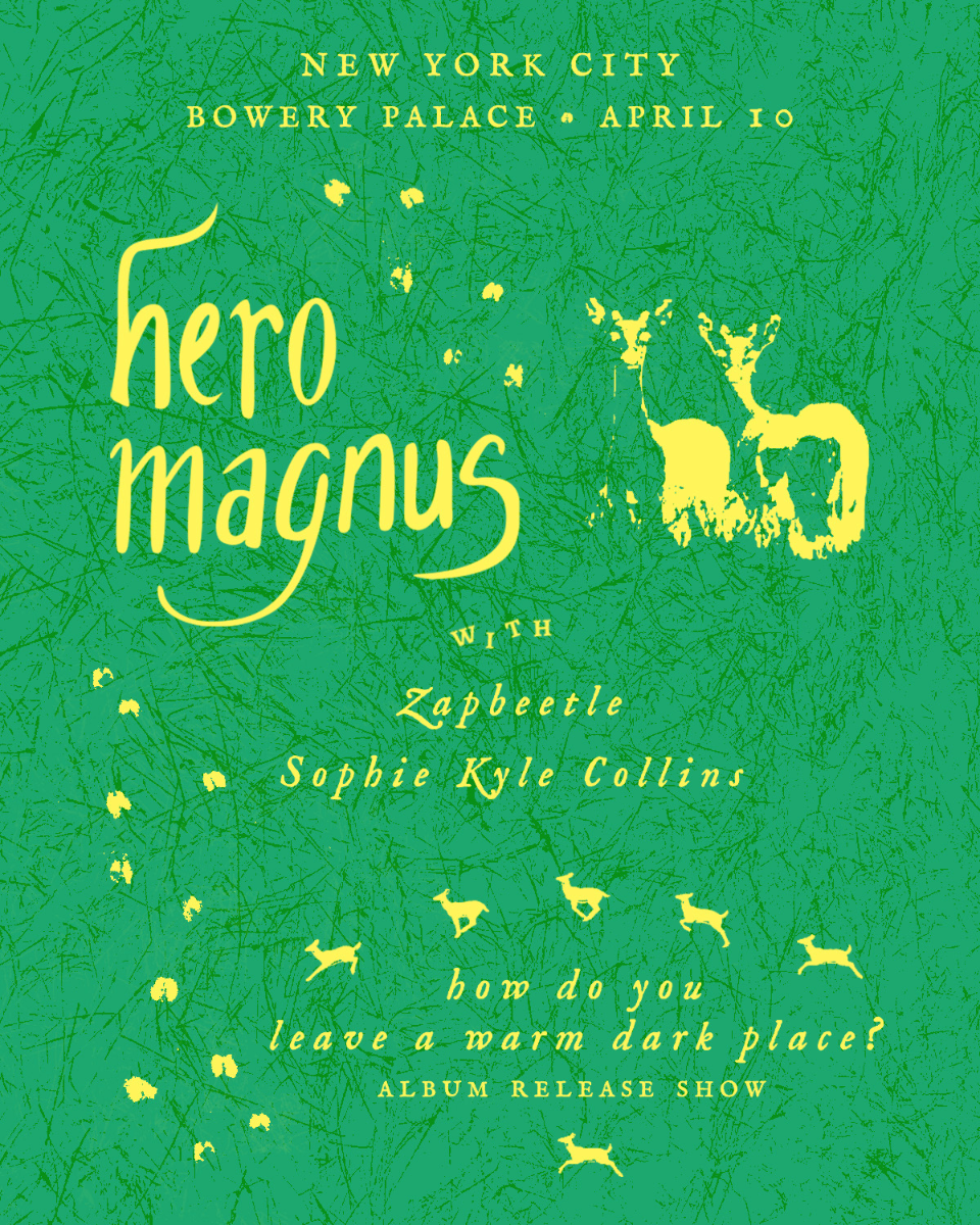 Hero Magnus Album Release Show with Nima Lewis and Sophie Kyle Collins