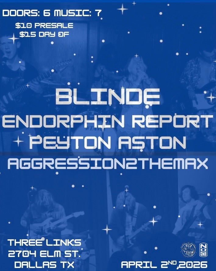 Blinde, Endorphin Report, Peyton Aston, Nubiwxrld