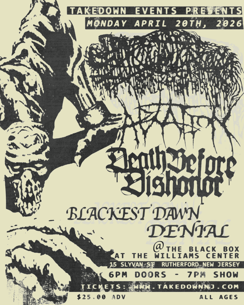 Sanguisguabogg with special guests Death Before Dishonor, Blackest Dawn and Denial