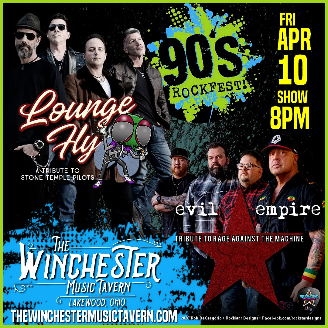 90s Rockfest W/ Lounge Fly (STP Tribute) & Evil Empire (RATM Tribute)