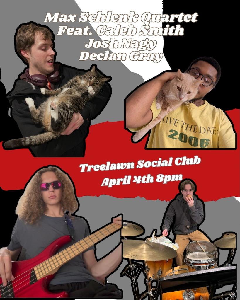 Max Schlenk quartet featuring Josh Nagy, Declan Gray and Caleb Smith