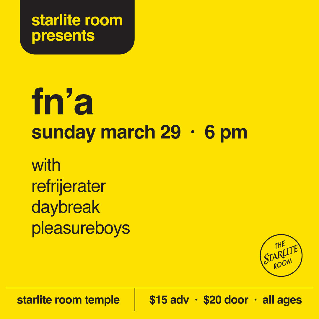 FNA w/ Refrigerator, Daybreak, Pleasureboys