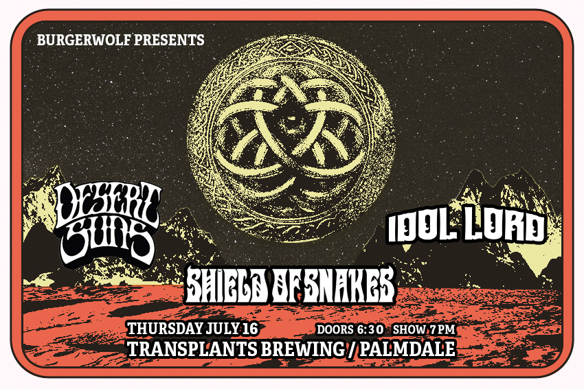 FREE SHOW: MEZZOA / DESERT SUNS / SHIELD OF SNAKES