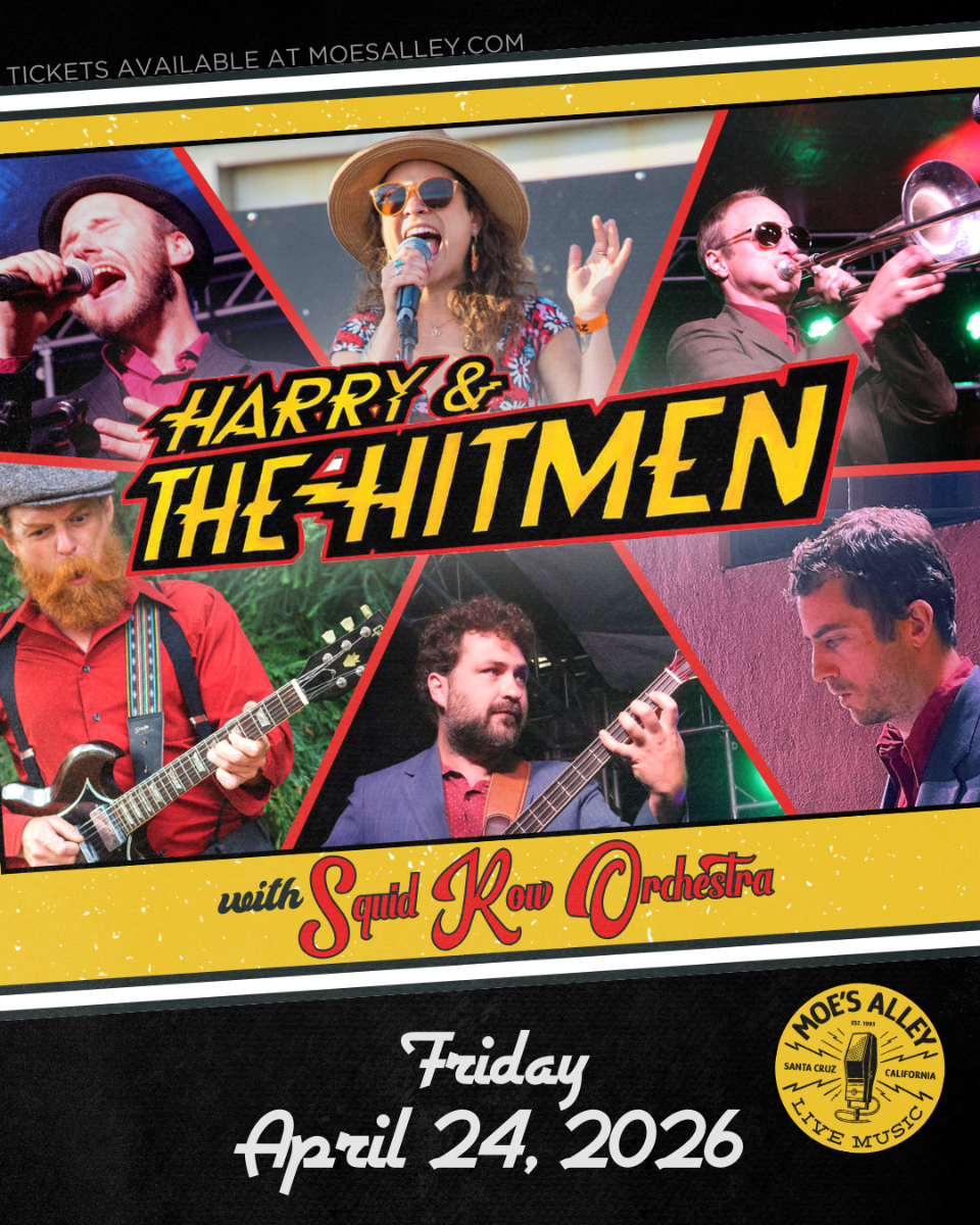 Moe's Alley Presents: Harry & The Hitmen w/ Squid Row Orchestra