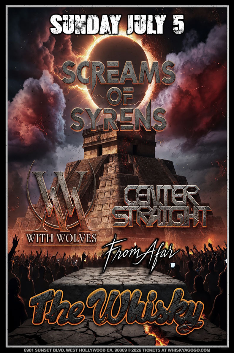 Screams of Syrens, With Wolves , Center Straight, From Afar