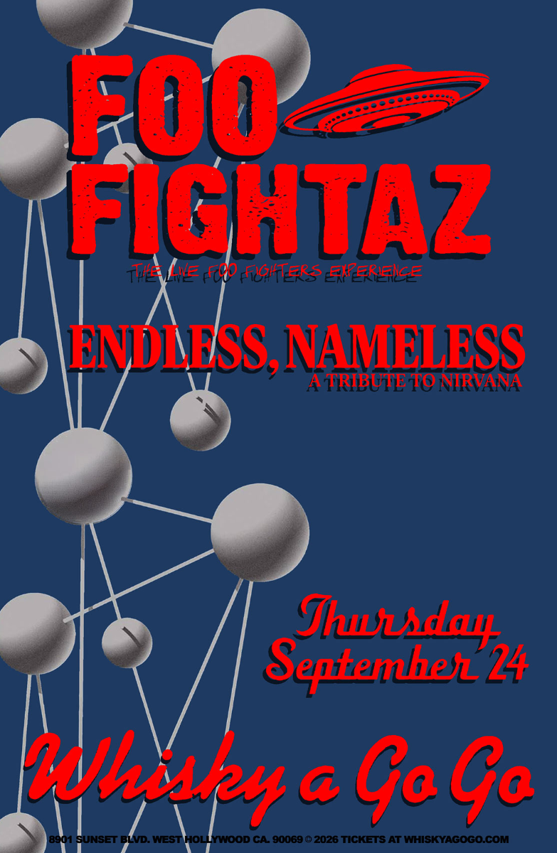 Foo Fightaz (Foo Fighters Tribute), Endless, Nameless (Nirvana Tribute), Nothingman (Pearl Jam Tribute)