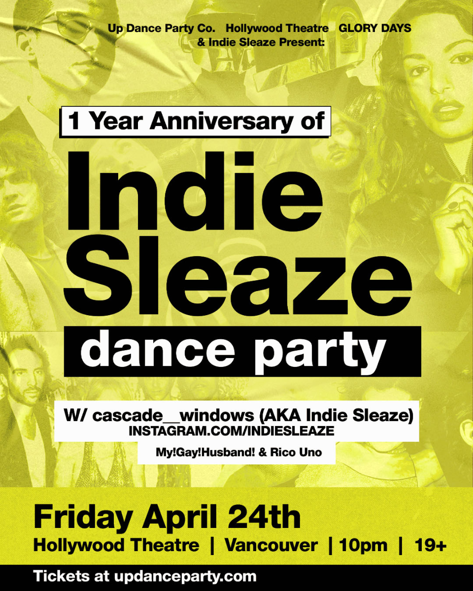 Indie Sleaze Dance Party at Hollywood Theatre - Apr 24 2026