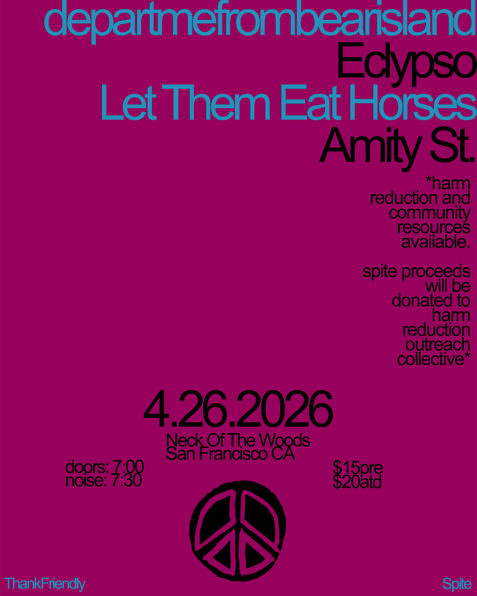 departmefrombearisland/ Eclypso/ Let Them Eat Horses/ Amity St