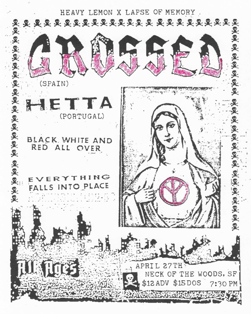 Crossed/ Hetta/ Black White And Red All Over/ Everything Falls Into Place