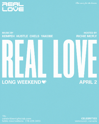 REAL LOVE LONG WEEKEND