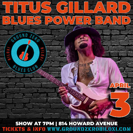 Using concert image Titus Gillard Blues Power Band concert image