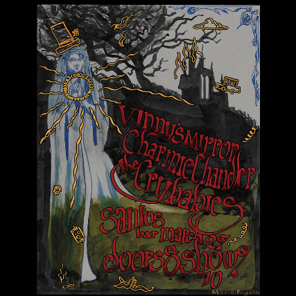 VINNY'S MIRROR with CHARMIE CHANDLER and THE CRYBABIES at Santos Bar