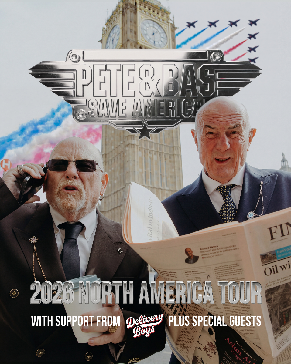 PETE & BAS: Pete & Bas Save America w/ Delivery Boys
