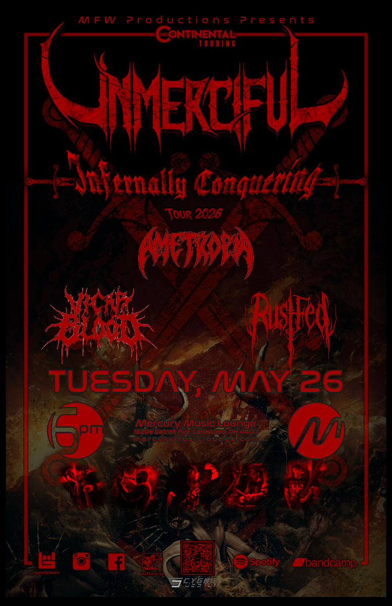 Unmerciful, Ametropia, Vicar Blood, Rustfed
