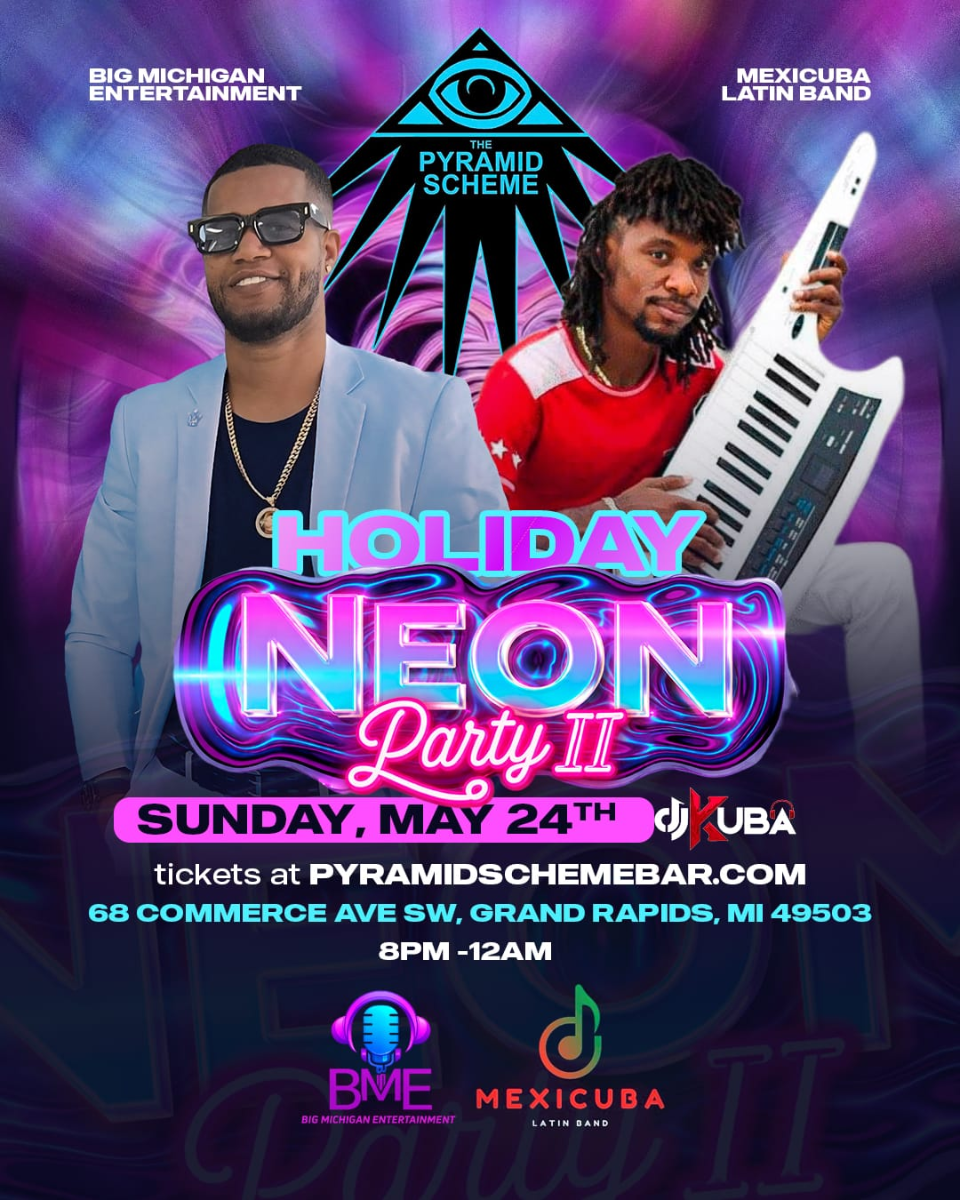Big Michigan Entertainment presents Holiday Neon Party II ft. Mexicuba and DJ Kuba