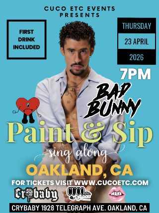 Bad Bunny Paint & Sip & Sing Along - Oakland Edition! at Crybaby
