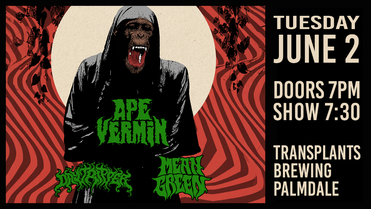 FREE SHOW: APE VERMIN / DAYTRIPPER / MEAN GREEN