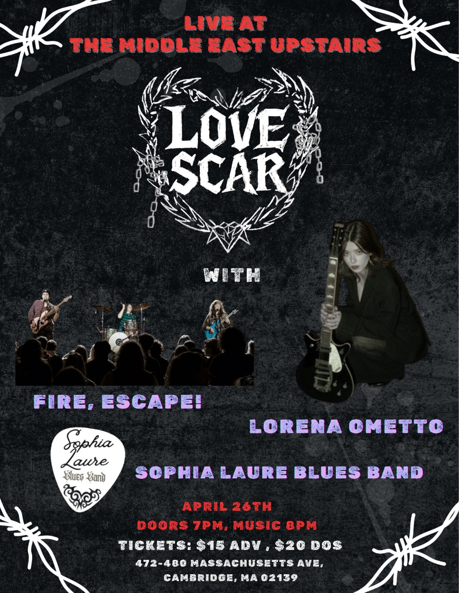 Love Scar, Fire Escape!, Lorena Ometto, Sophia Laure Blues Band | Event Image