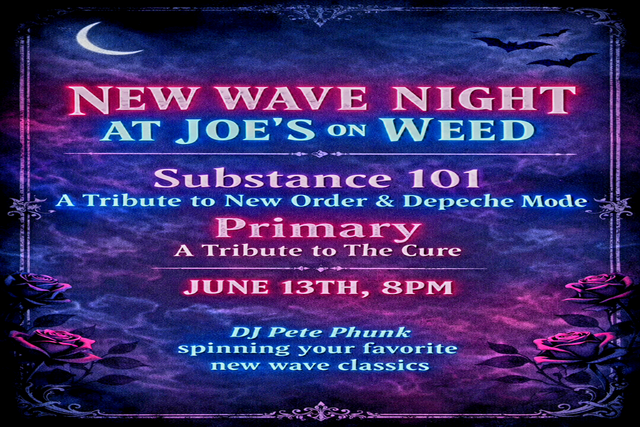 New Wave Night with Substance 101, PriMary & DJ Pete Phunk