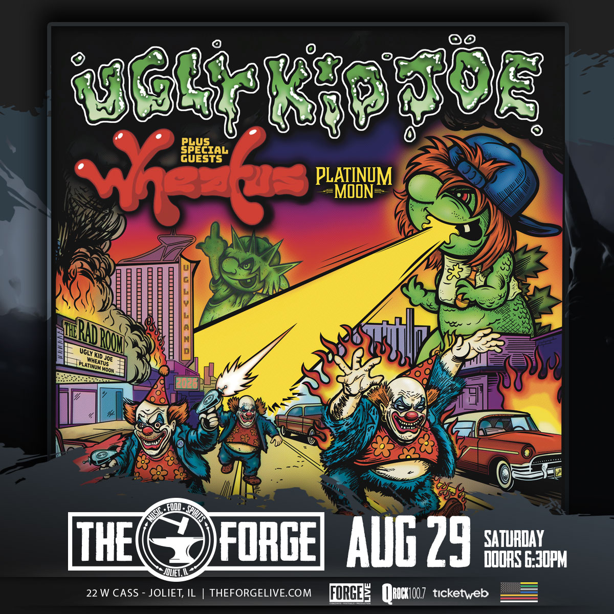 Ugly Kid Joe, Wheatus, Platinum Moon