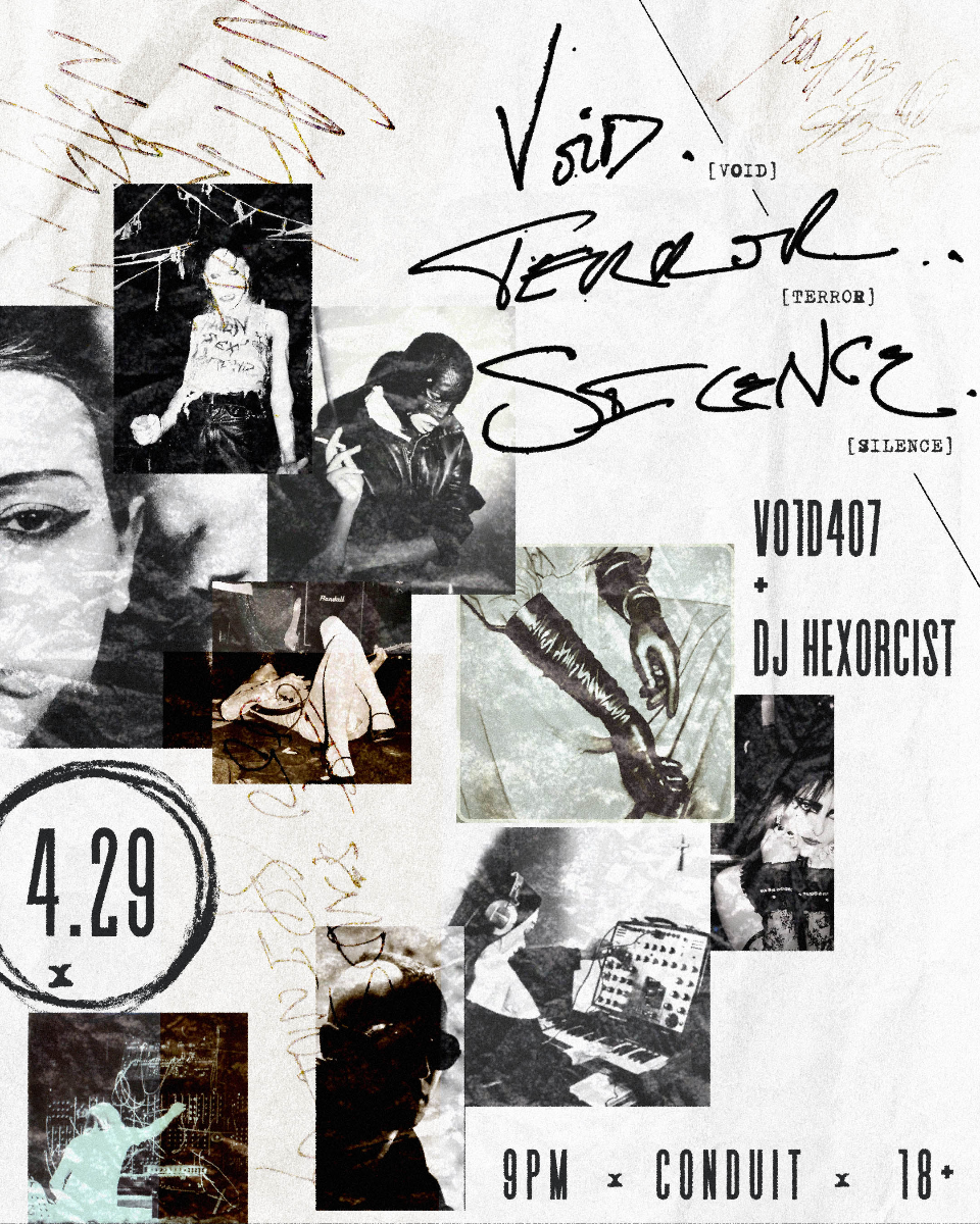 Void. Terror. Silence.: A Free Night of Goth and Industrial Music