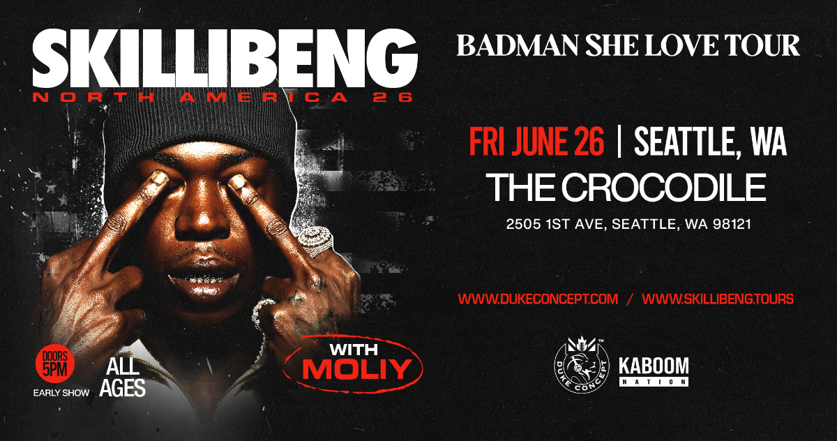 Skillibeng; Badman She Love Tour w/ MOLIY