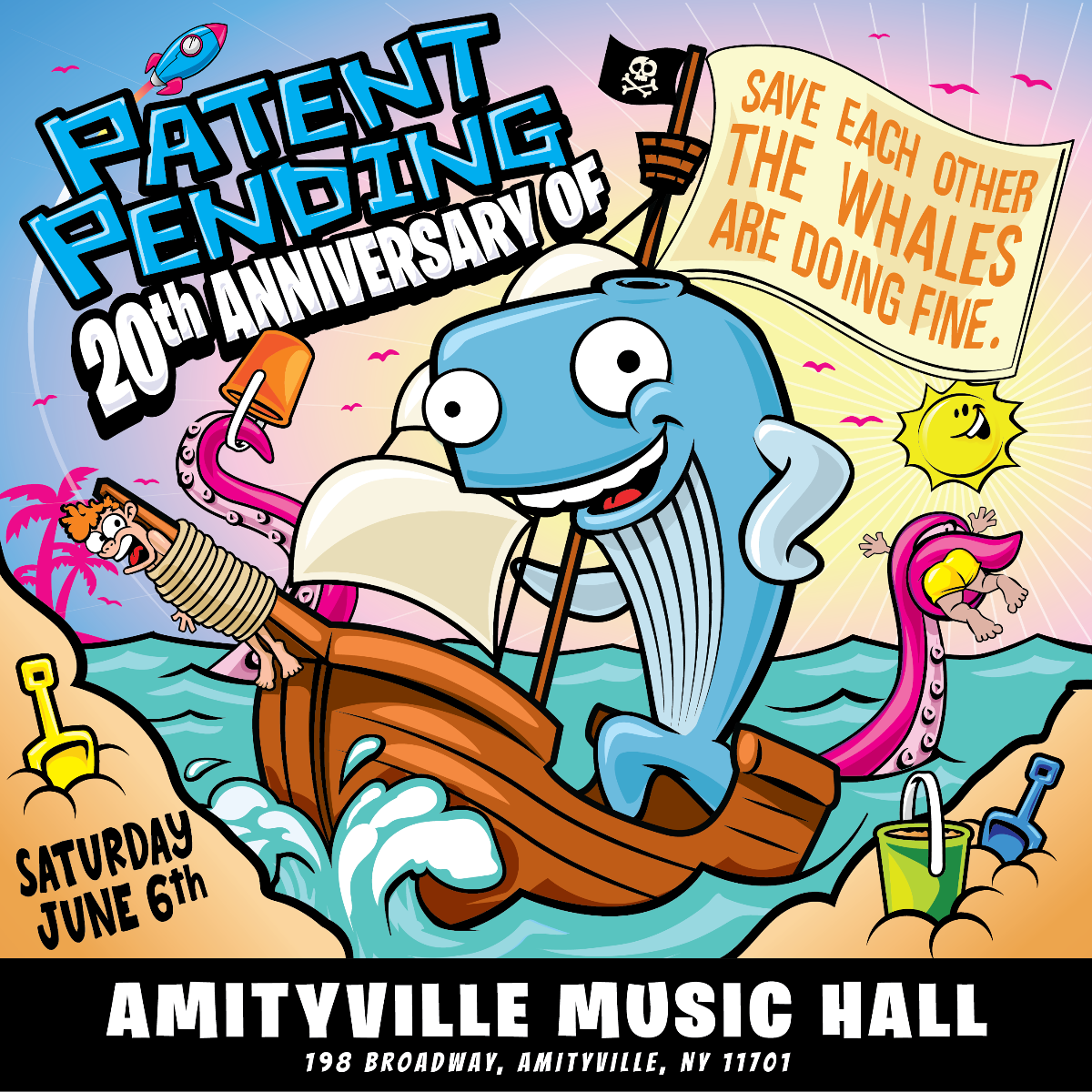 Patent Pending: 20th Anniversary of "Save Each Other The Whales Are Doing Fine"