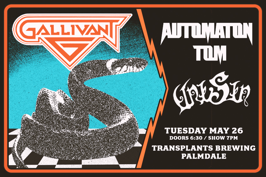 FREE SHOW: GALLIVANT / AUTOMATON TOM / UNISIN