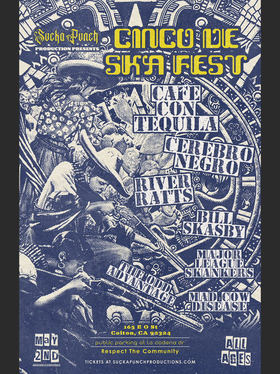 Cinco De Ska Fest / Cafa Con Tequila W/ Cerebro Negro W/ Riverratts & More