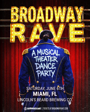Using concert image Broadway Rave: A Musical Theater Dance Party in Miami concert image