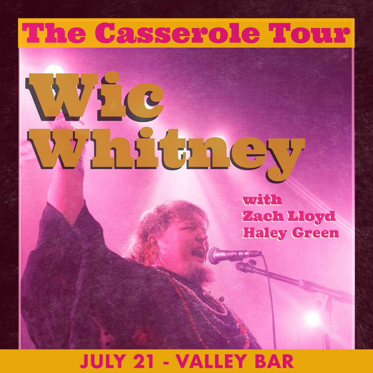 WIC WHITNEY - THE CASSEROLE TOUR