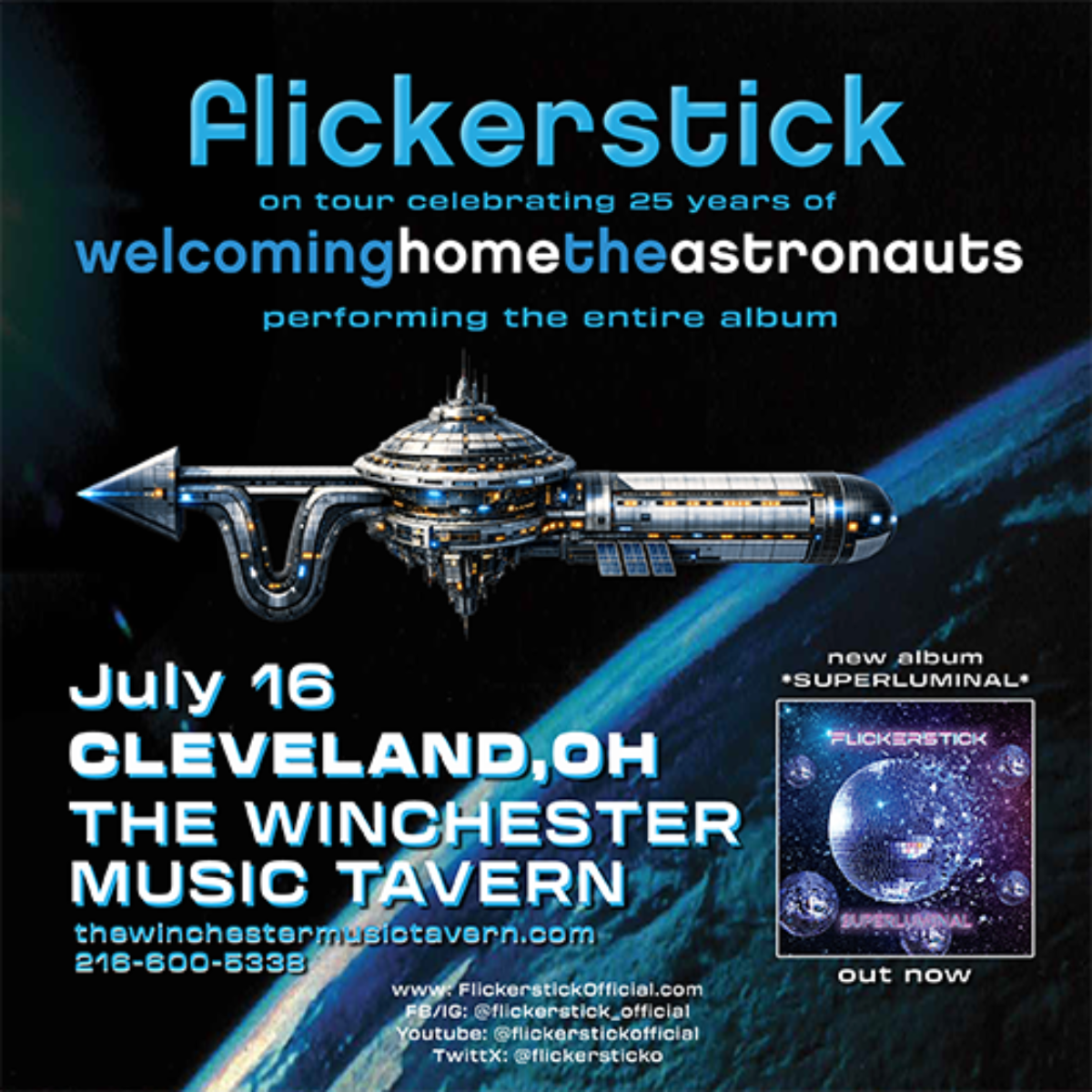 Flickerstick - Celebrating 25 years of Welcoming Home the Astronauts