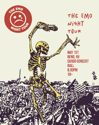Using concert image The Emo Night Tour concert image