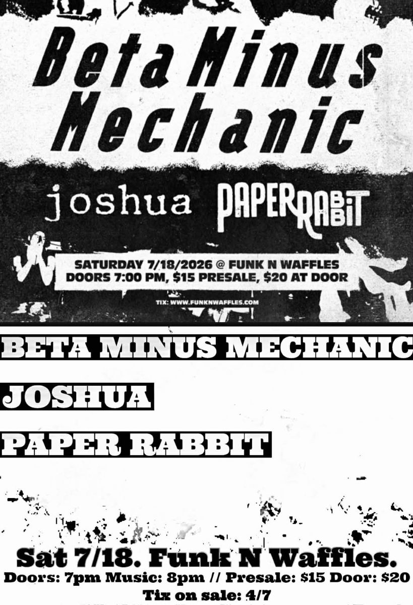 Beta Minus Mechanic w/s/g Paper Rabbit + Joshua