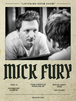 Mick Fury w/s/g GAGE