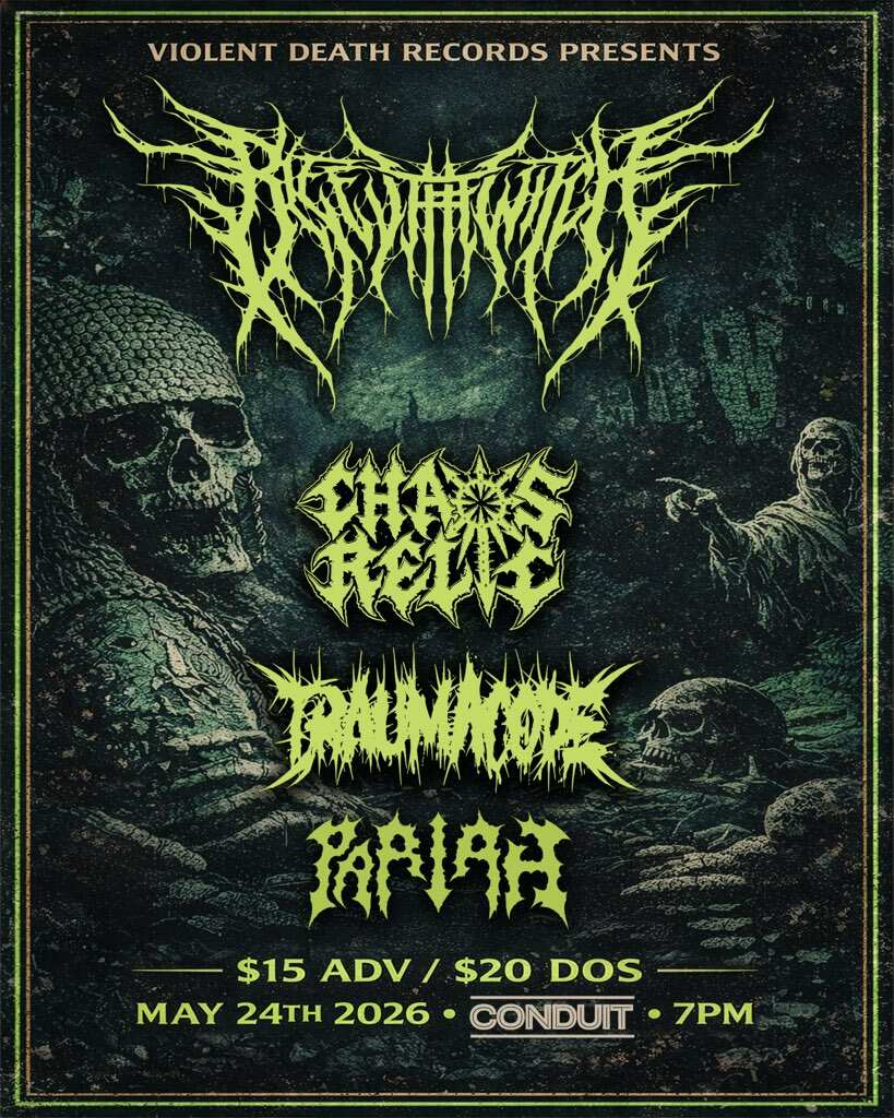 Bleed the Witch, Chaos Relic, Trauma Code and Pariah