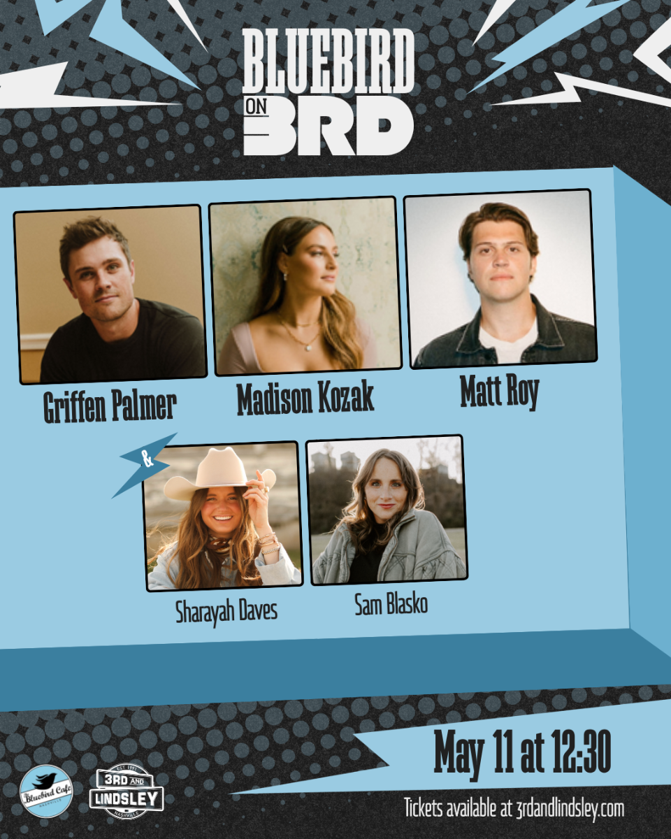Bluebird on 3rd (located at 3rd & Lindsley Bar & Grill – Downtown Nashville)
