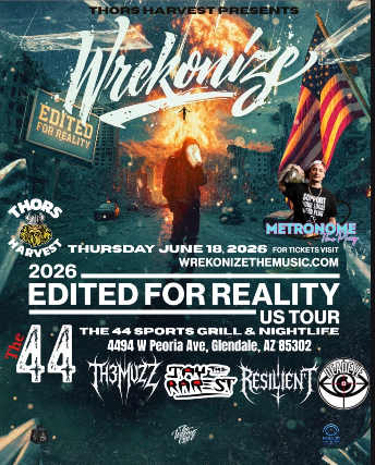 Wrekonize of iMAYDAY! W/Metrenome The Plug at The 44 Sports Grill and Nightlife